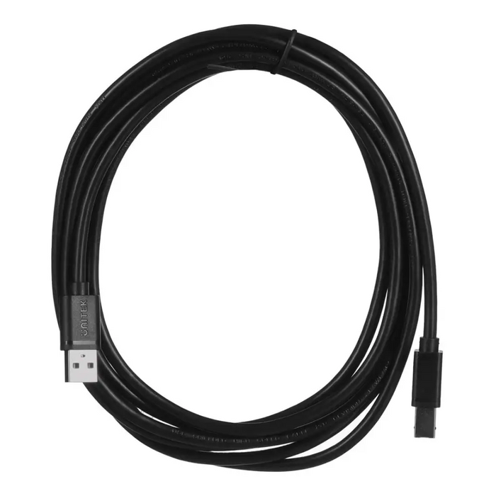 UNITEK Y-C420GBK USB cable USB 2.0 3 m USB A USB B Black - USB cablesKBA-USB<<<Cables and adaptersKBA<<<ActionPL