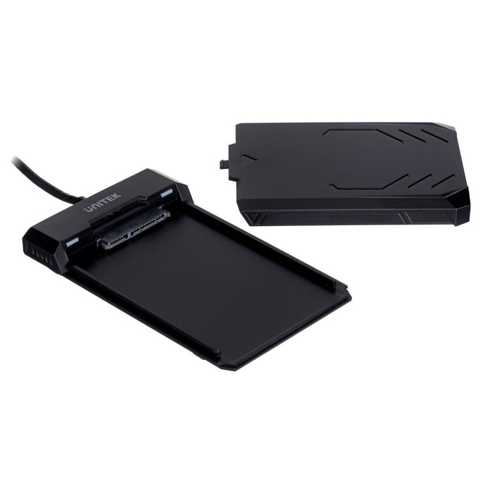 UNITEK Y-3036 storage drive enclosure 2.5" HDD/SSD enclosure Black