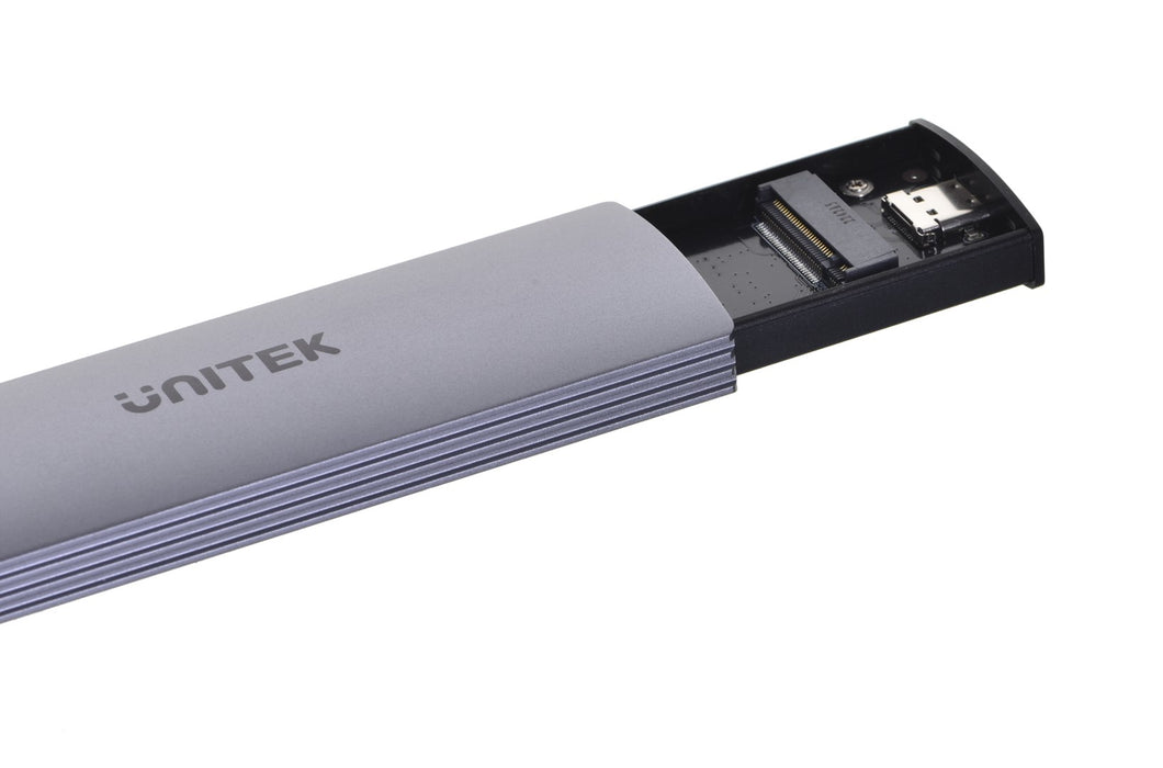 UNITEK M.2 ENCLOSURE, USB 3.2 Gen2 Type-C M.2 NVME/SATA SSD