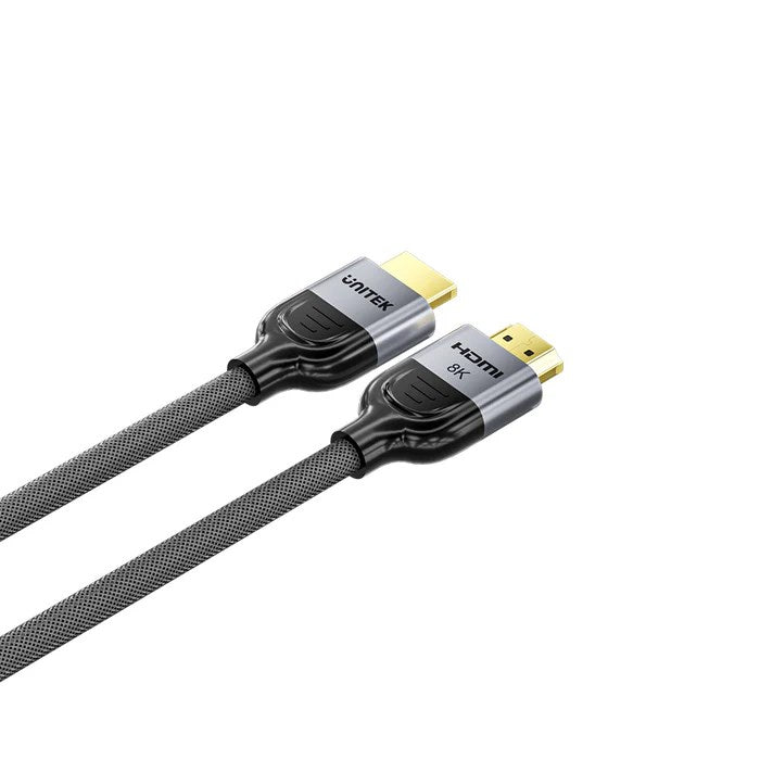UNITEK 8K Braided Nylon 2M HDMI cable HDMI Type A (Standard) Grey
