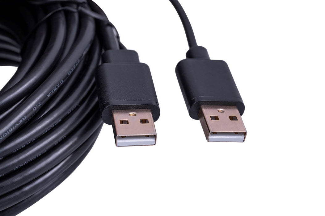 UNITEK Y-278 USB cable USB 2.0 10 m 2 x USB A USB A Black