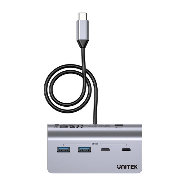 UNITEK H1337AGY01 interface hub USB 3.2 Gen 1 (3.1 Gen 1) Type-C 5000 Mbit/s Grey