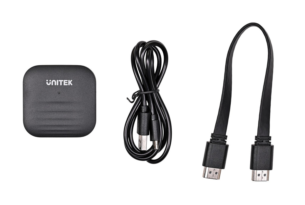 UNITEK V1184A01 AV extender AV transmitter & receiver Black