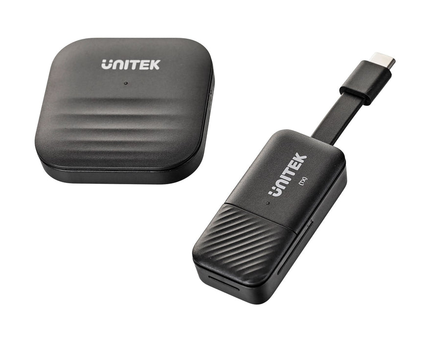 UNITEK V1184A01 AV extender AV transmitter & receiver Black