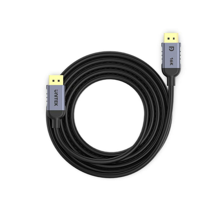 DisplayPort Cable Unitek C1628GY01-2M Black Grey 2 m
