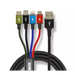 Universal 4 in 1 charging cable I-BOX USB IKUM4W1 - USB cablesAKG-KAB<<<GSM accessoriesAKG<<<ActionPL