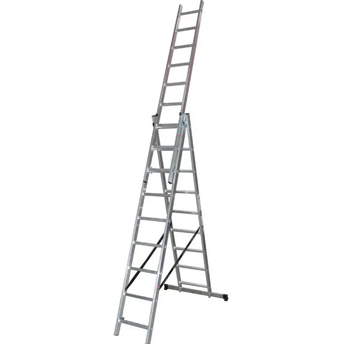 UNIVERSAL ALUMINUM LADDER 3X9 ARON CH309 - Строителни стълби и скелета<<<Строителни материали<<<Praktiker&&&Строителни