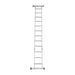 UNIVERSAL ALUMINUM LADDER 4X3 ARON MH 403 - Строителни стълби и скелета<<<Строителни материали<<<Praktiker&&&Строителни