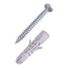 UNIVERSAL DOWEL WITH SCREW F5X25MM 15 PCS SMART - Комплекти дюбели и винтове<<<Дюбели<<<Инструменти и