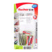 UNIVERSAL DOWEL WITH SCREW F6X30MM 4 PCS FISCHER DUOPOWER A2 S - Комплекти дюбели<<<Дюбели<<<Инструменти и
