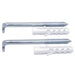 UNIVERSAL FASTENER WITH HOOK 140 MM NIKIPLAST - Резервни части и аксесоари<<<Санитарна керамика и
