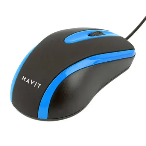 Universal mouse Havit MS753 (black & blue) - Wired<<<Mice<<<Gaming<<<InnproXML&&&Гейминг Мишка и Подложка за