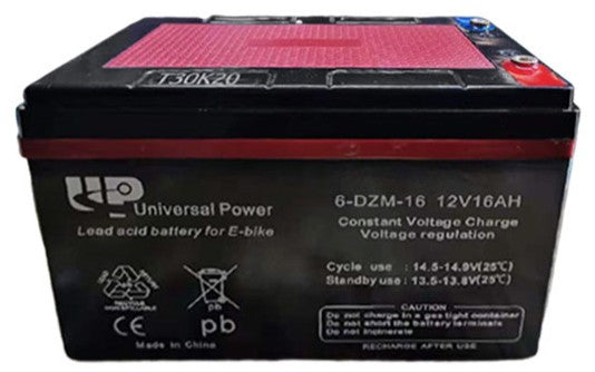 UNIVERSAL POWER 6-DZM-16 E-BIKE 12V 16AH