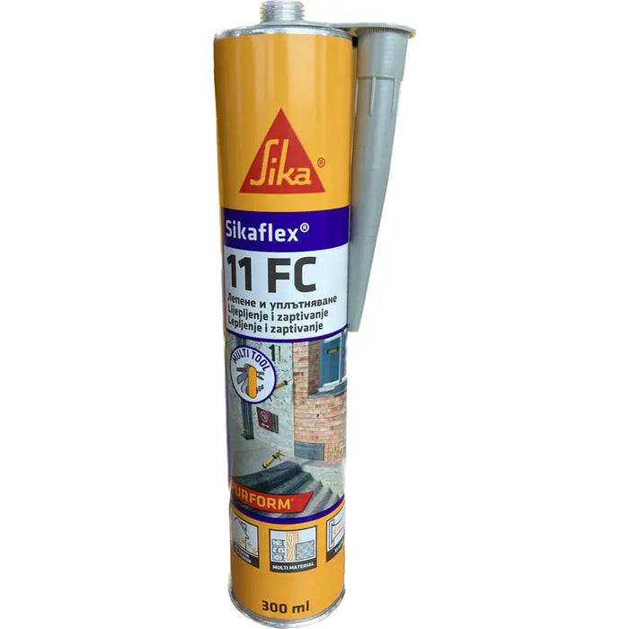 UNIVERSAL PU ADHESIVE SIKA SIKAFLEX-11FC PURFORM GRAY - Полимерни и монтажни лепила<<<Уплътнители и фуги<<<Строителни