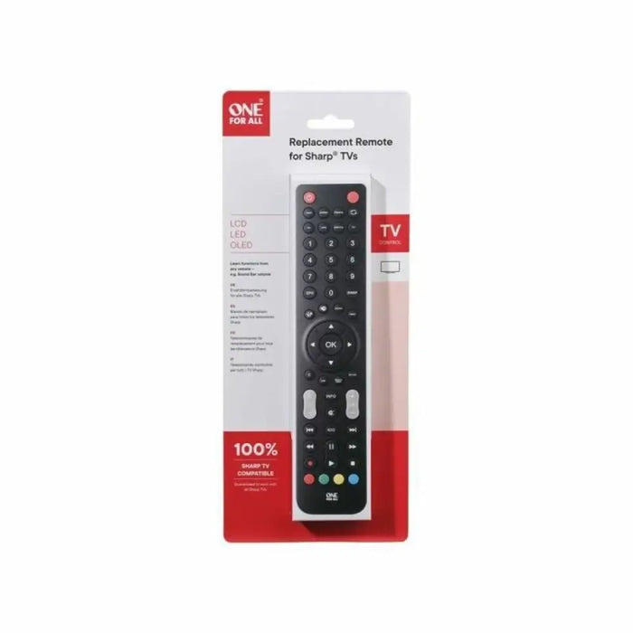 Universal Remote Control One For All Black - Електроника Телевизори<<<Компютри| Електроника<<<BigBuy&&&Дистанционни