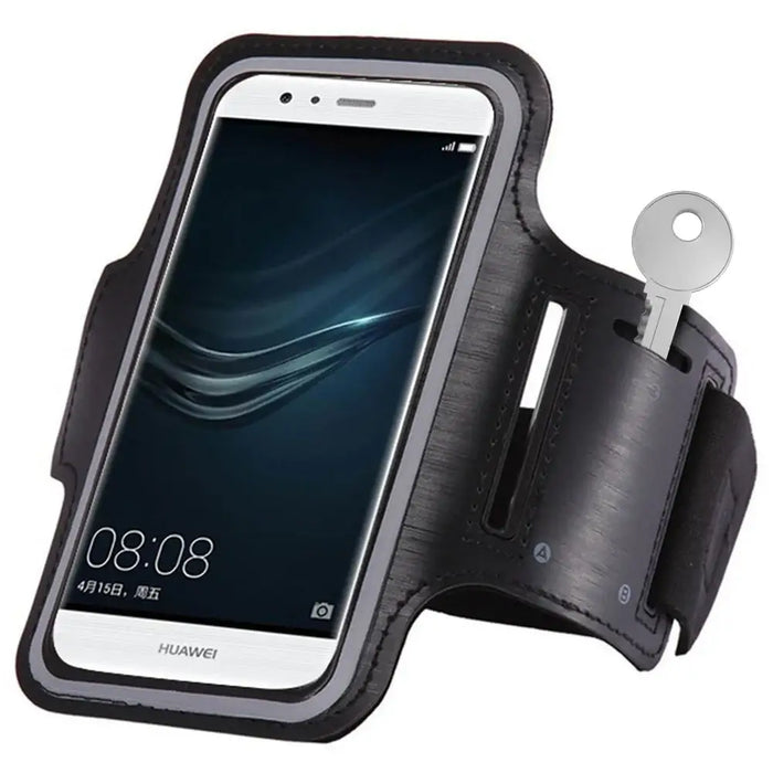Universal Running Armband for 6’’ Smartphones black - Sport products<<<HurtelXML