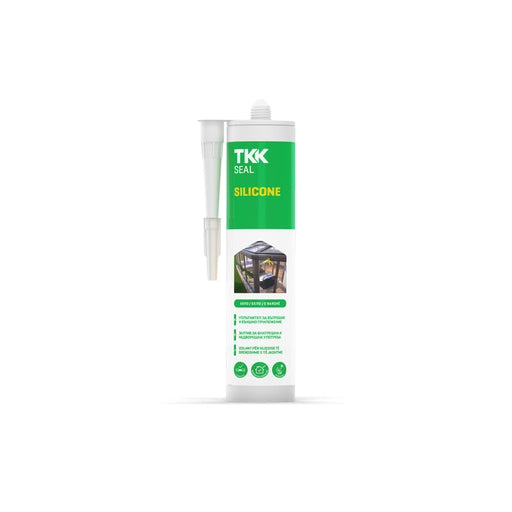 UNIVERSAL SILICONE TKK WHITE - Силикони и акрили<<<Лепила за плочки фуги силикони и