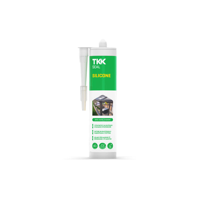 UNIVERSAL SILICONE TKK WHITE - Силикони и акрили<<<Лепила за плочки фуги силикони и