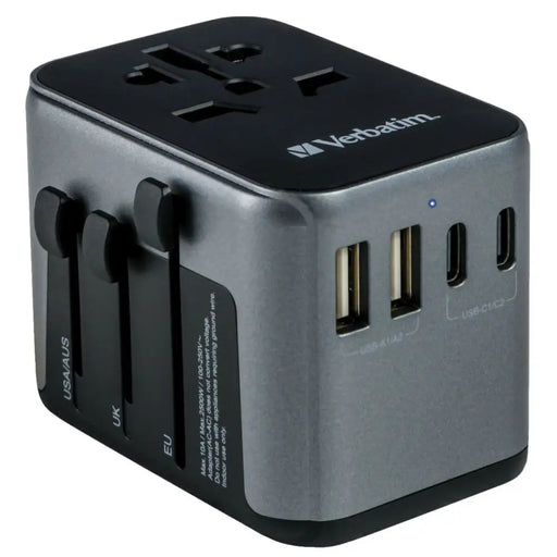 Universal Travel Power Adapter Verbatim UTA-04 - Компютър Кабели и адаптери<<<Компютри| Електроника<<<BigBuy&&&USB