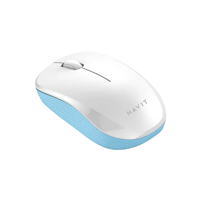 Universal wireless mouse Havit MS66GT-WB (white & blue) - Wireless<<<Mice<<<Gaming<<<InnproXML