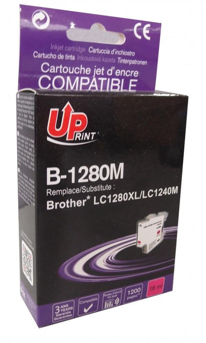 Ink cartridge UPRINT LC1280XL/1240, BROTHER, Magenta