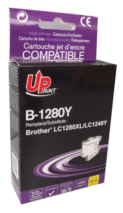 Inkjet UPRINT LC1280XL/1240 BROTHER, Yellow