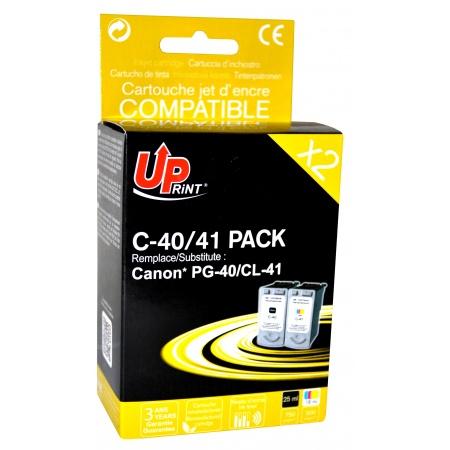 Multipack ink cartridges compatible Uprint CANON PG40 XL+ CL41XL Black/Color