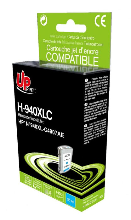 UPRINT HP C4907 Cyan ink cartridge