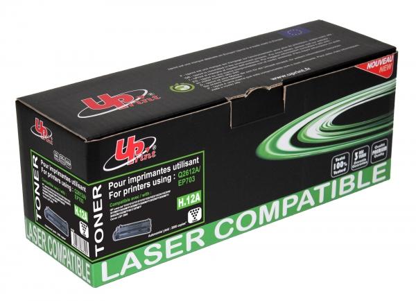 Toner cartridge UPRINT Q2612A/EP703, HP/CANON, Black