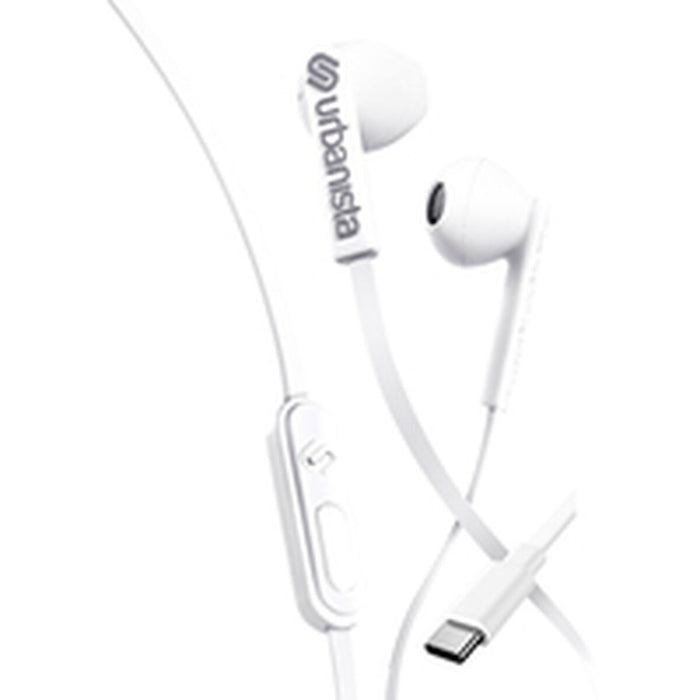 URBANISTA USB-C Headphones with mic impedance 32 Ohm 20-20000 Hz Button controls white