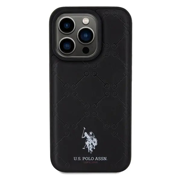 US Polo Assn. Case Yoke Pattern for iPhone 15 Pro - black - Cell phone cases and covers<<<HurtelXML