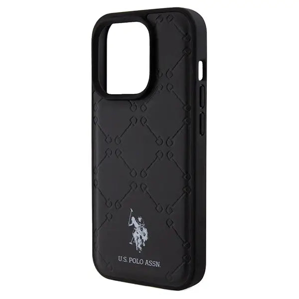 US Polo Assn. Case Yoke Pattern for iPhone 15 Pro - black - Cell phone cases and covers<<<HurtelXML