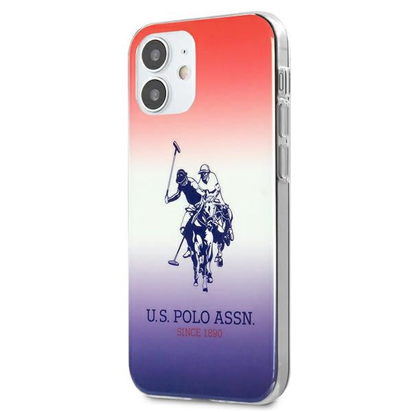 US Polo Assn. Gradient Pattern Collection iPhone 12 mini Case - Red and Blue - Cell phone cases and covers<<<HurtelXML
