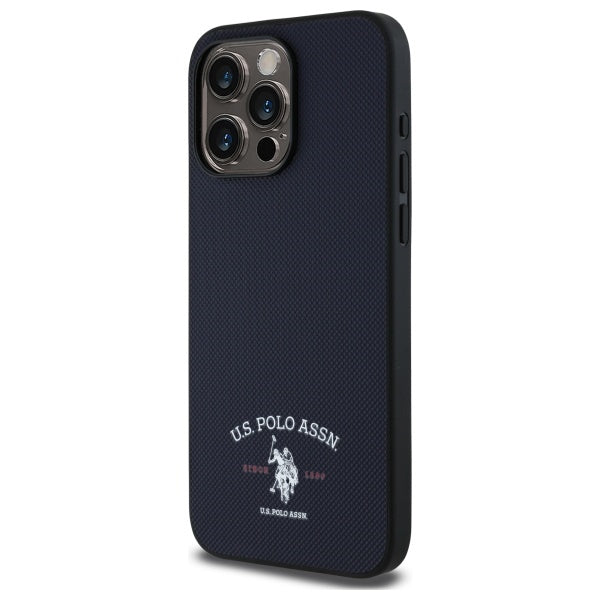 US Polo USHCP15XPARV iPhone 15 Pro Max 6.7" Navy Printed DH Logo