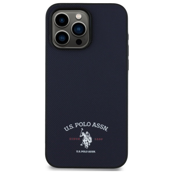 US Polo USHCP15XPARV iPhone 15 Pro Max 6.7" Navy Printed DH Logo