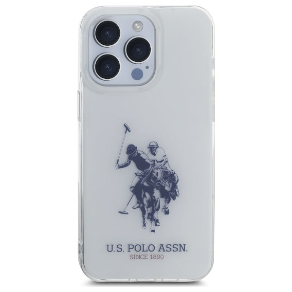 US Polo USHCP15XTPUHRBH iPhone 15 Pro Max 6.7" white Shiny Big Logo