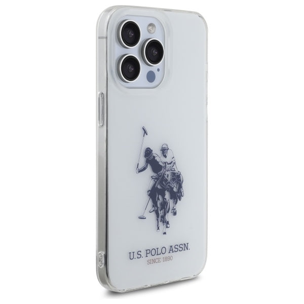 US Polo USHCP15XTPUHRBH iPhone 15 Pro Max 6.7" white Shiny Big Logo