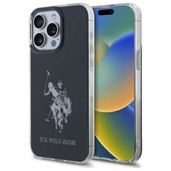 US Polo USHCP15XTPUHRBK iPhone 15 Pro Max 6.7" black/black Shiny Big Logo