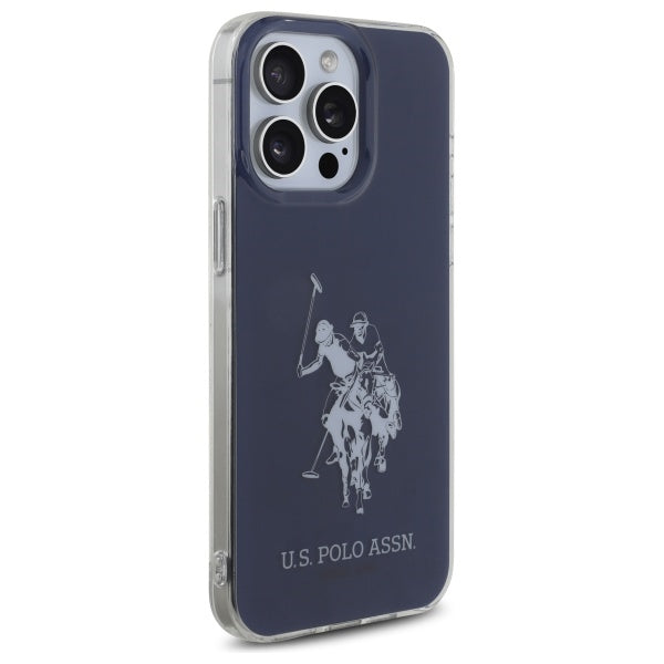 US Polo USHCP15XTPUHRBV iPhone 15 Pro Max 6.7" blue/blue Shiny Big Logo