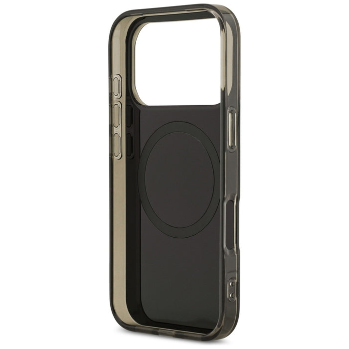 US Polo DH and Bottom Stripe Logo MagSafe Case for iPhone 17 Pro - Black