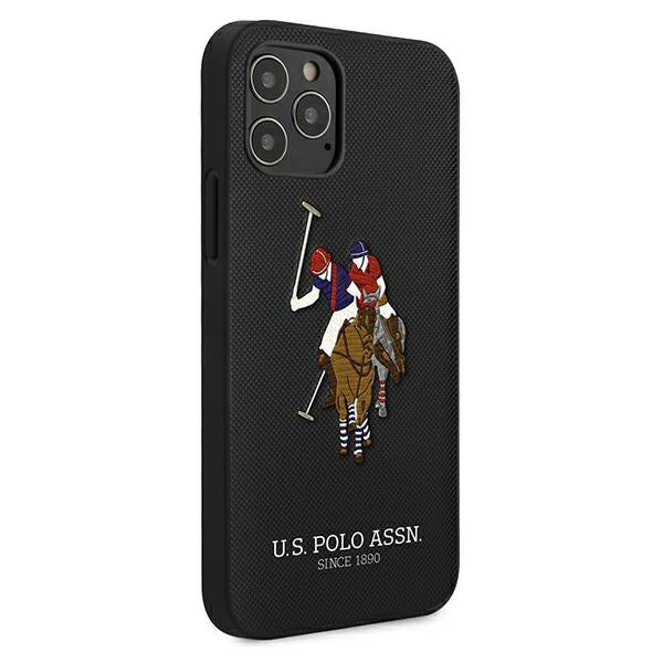 US Polo USHCP12LPUGFLBK iPhone 12 Pro Max 6.7" black/black Polo Embroidery Collection
