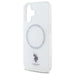 US Polo IML Ring MagSafe iPhone 16 Case - White - Cell phone cases and covers<<<HurtelXML