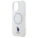US Polo IML Ring MagSafe iPhone 16 Pro Case - White - Cell phone cases and covers<<<HurtelXML
