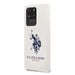 US Polo Silicone Collection Case for Samsung Galaxy S20 Ultra - White - Cell phone cases and covers<<<HurtelXML