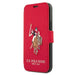US Polo USFLBKP12LPUGFLRE iPhone 12 Pro Max 6,7’’ czerwony/red book Polo Embroidery Collection - Cell phone cases