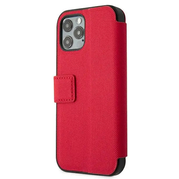 US Polo USFLBKP12LPUGFLRE iPhone 12 Pro Max 6,7’’ czerwony/red book Polo Embroidery Collection - Cell phone cases
