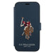 US Polo USFLBKP12MPUGFLNV iPhone 12/12 Pro 6,1’’ granatowy/navy book Polo Embroidery Collection - Cell phone cases