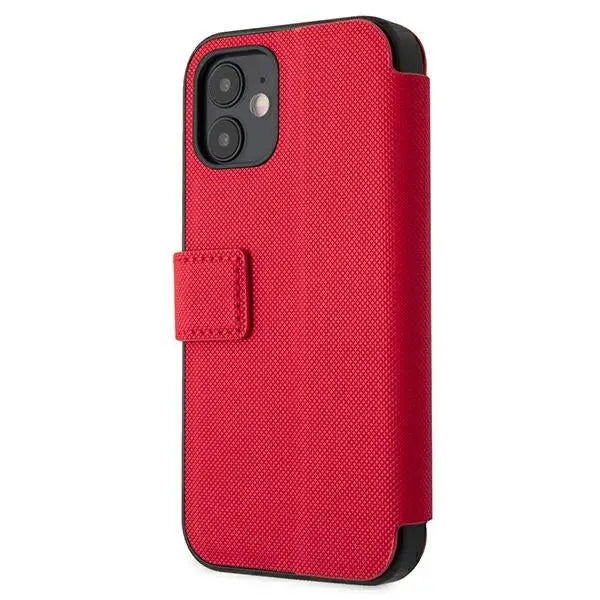 US Polo USFLBKP12SPUGFLRE iPhone 12 mini 5,4’’ czerwony/red book Polo Embroidery Collection - Cell phone cases