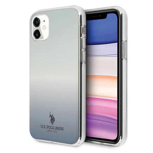 US Polo USHCN61TRDGLB iPhone 11 niebieski/blue Gradient Pattern Collection - Cell phone cases and covers<<<HurtelXML