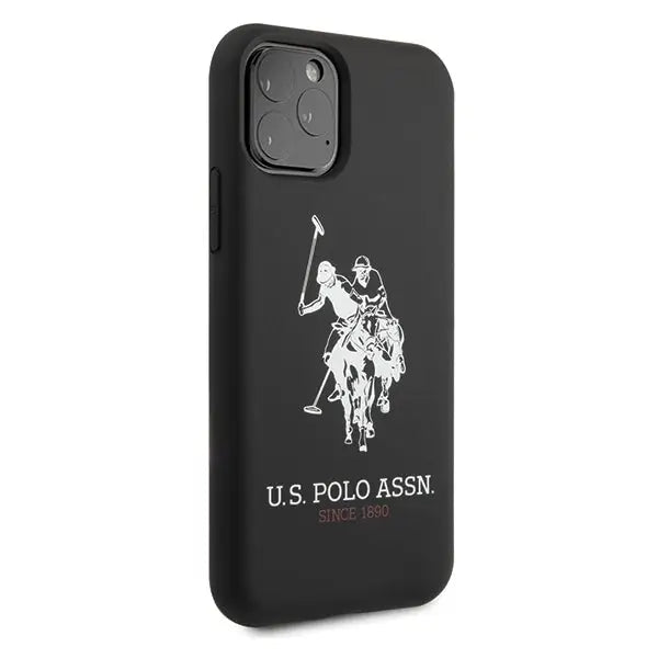 US Polo USHCN65SLHRBK iPhone 11 Pro Max czarny/black Silicone Collection - Cell phone cases and covers<<<HurtelXML